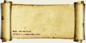 Hana Ubović vizit kartica